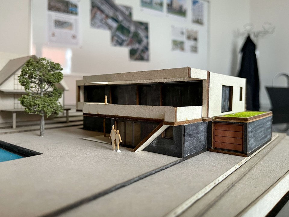 Einfamilienhaus mit integrierter Garage